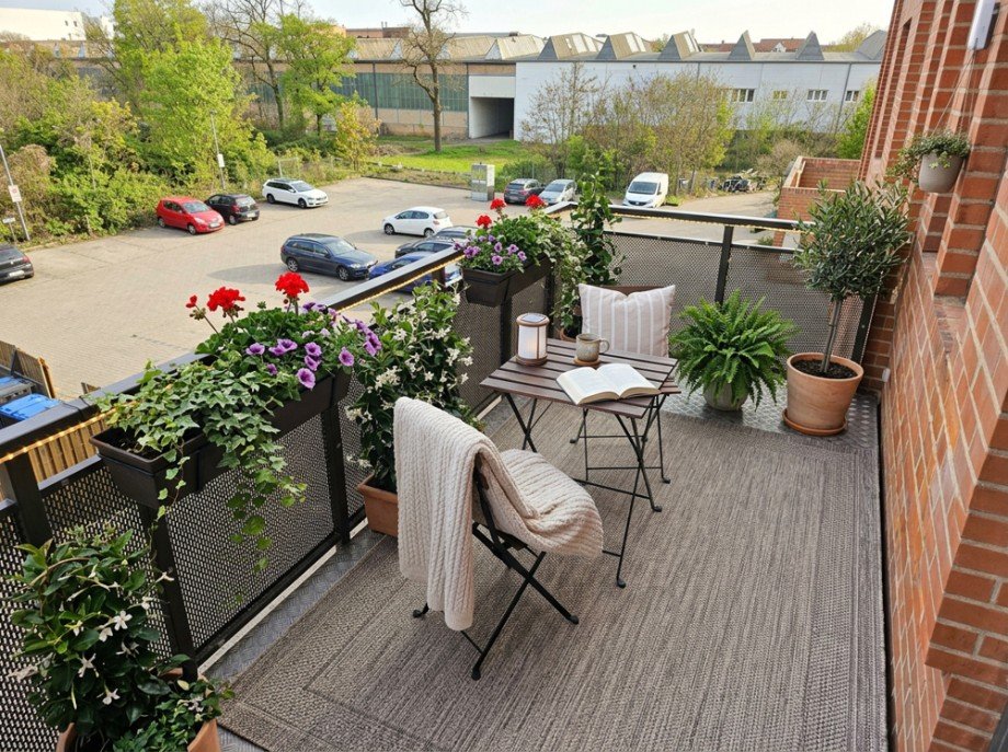 Balkon 11 Etagenwohnung Magdeburg / Alte Neustadt