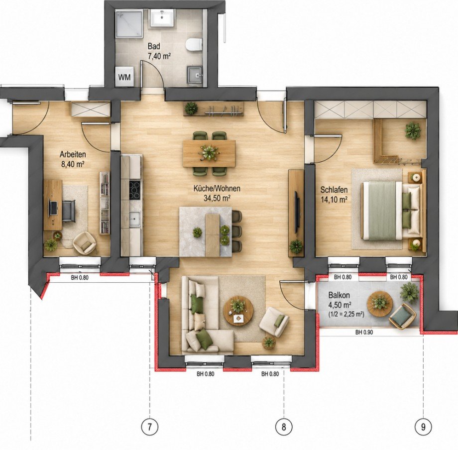 WE 0.03 Erdgeschosswohnung Magdeburg
