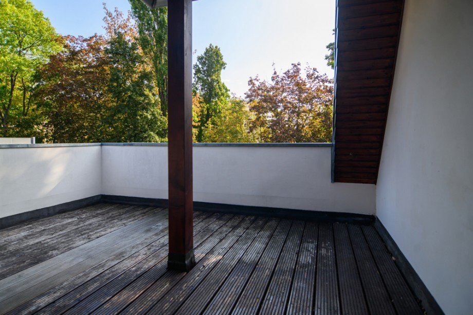 Balkon Dachgeschosswohnung Magdeburg