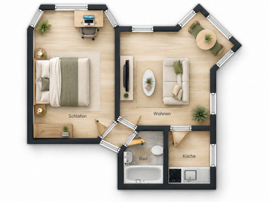 Grundriss Etagenwohnung Magdeburg / Alte Neustadt