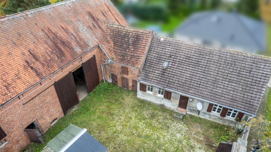 Drohnenansicht Resthof Burg / Niegripp