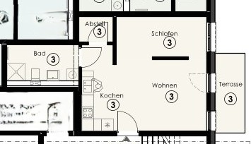 Grundriss Terrassenwohnung Biederitz / Heyrothsberge