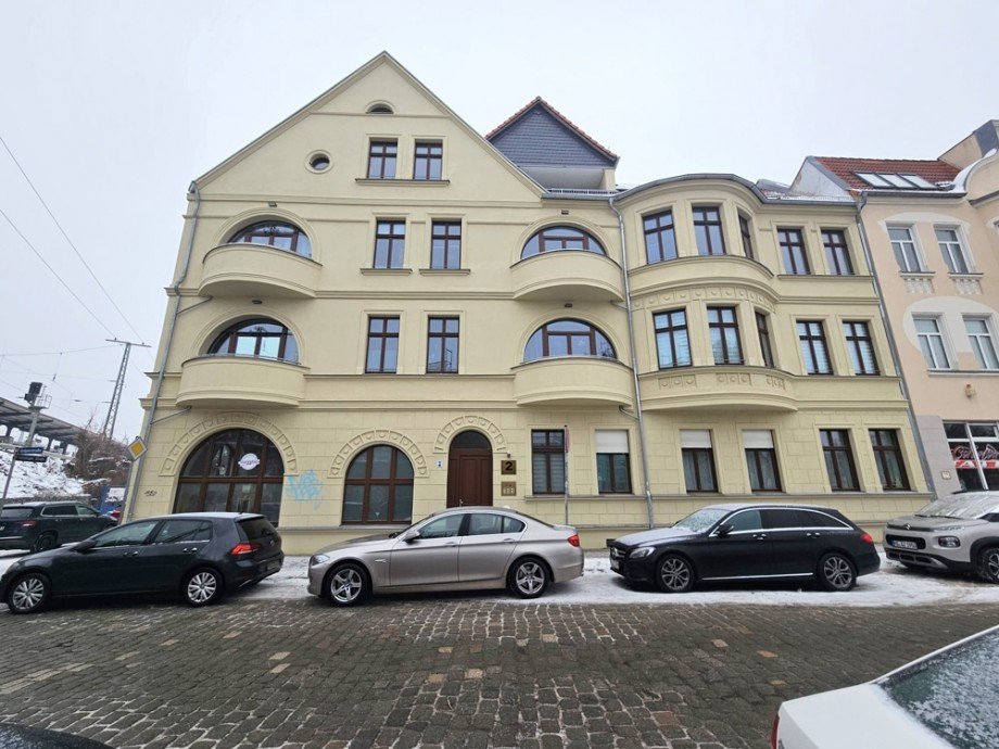 Hausansicht Erdgeschosswohnung Magdeburg / Alte Neustadt