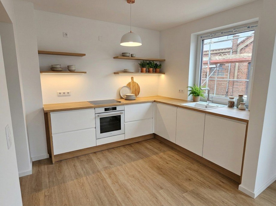 Visualisierung K�chenbereich Etagenwohnung Magdeburg / Alte Neustadt