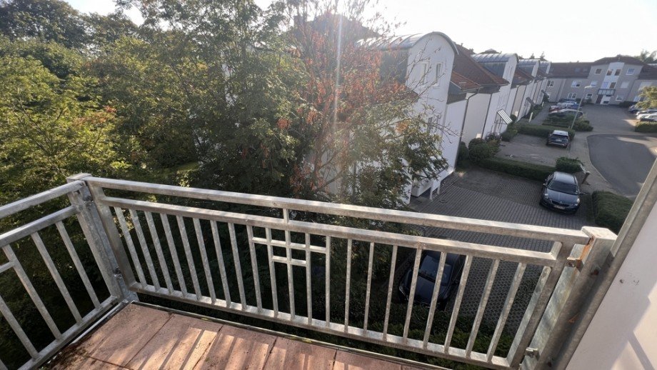 Beispielfoto Aussicht Balkon Dachgeschosswohnung Magdeburg / Cracau