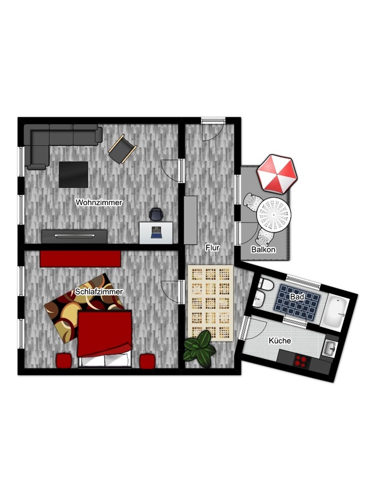 Grundriss Etagenwohnung Magdeburg