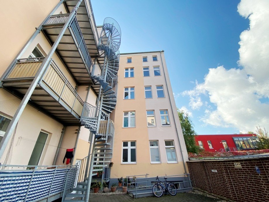 Hausansicht Etagenwohnung Magdeburg