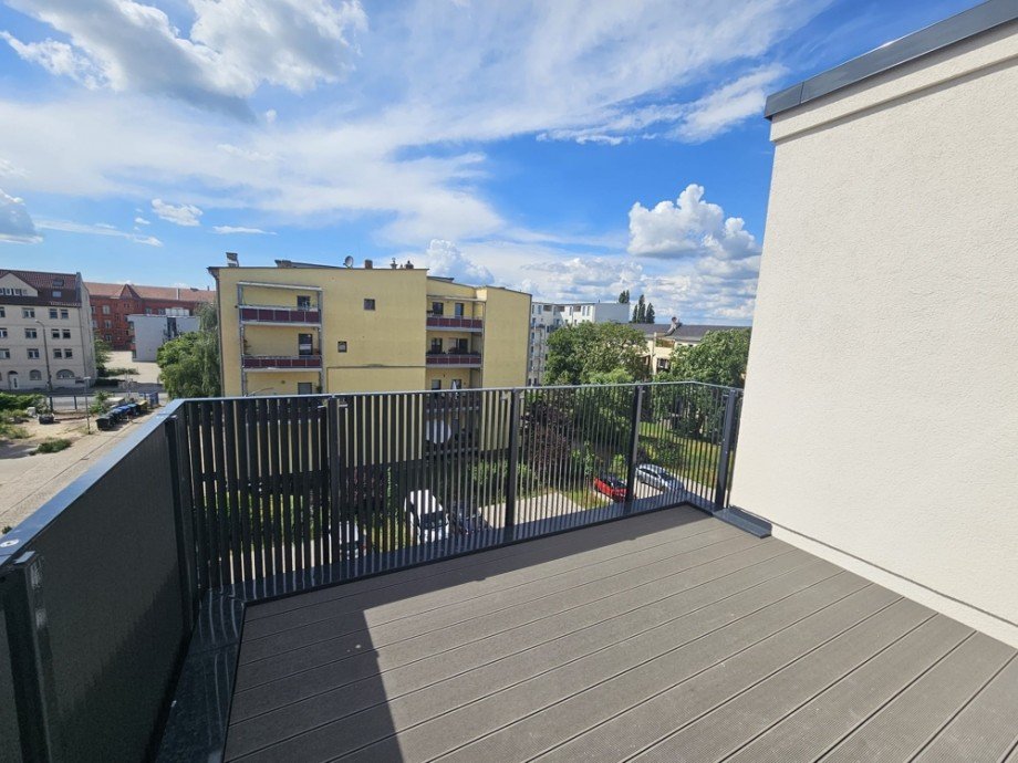 Balkonaussicht Penthousewohnung Magdeburg / Alte Neustadt