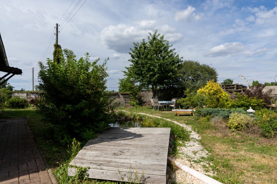 Gartenbereich Doppelhaush�lfte Magdeburg / Berliner Chaussee