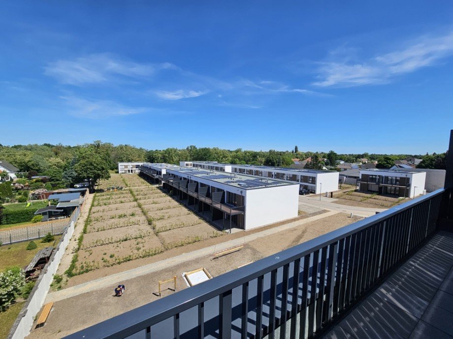 Ausblick von der Dachterrasse_ Penthousewohnung Biederitz / Heyrothsberge