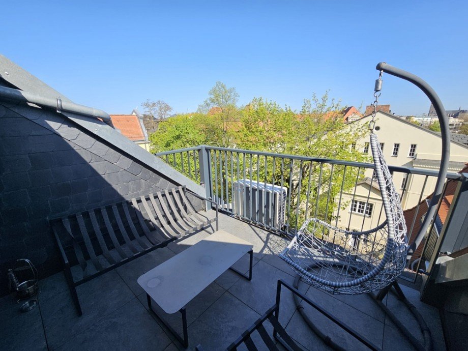 Dachterrasse Maisonettewohnung Magdeburg / Altstadt