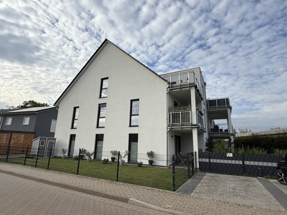 Hausansicht Terrassenwohnung Wolmirstedt