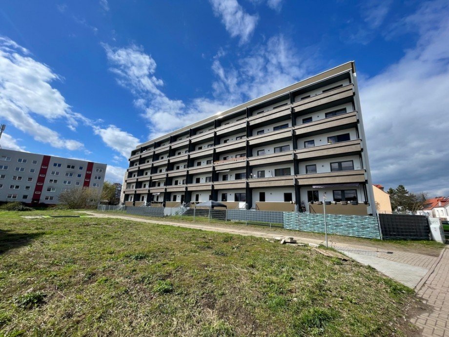 Balkonansicht Etagenwohnung Magdeburg / Altstadt