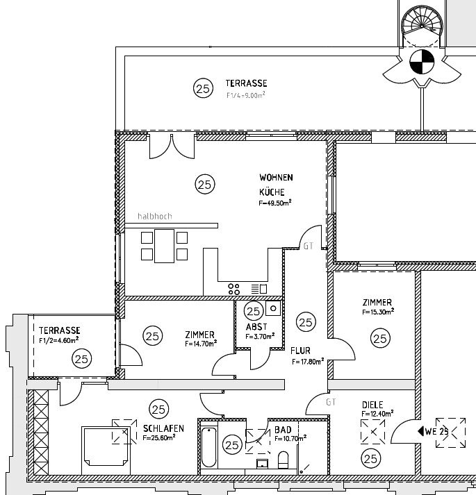 WE 25 Etagenwohnung Magdeburg / Alte Neustadt