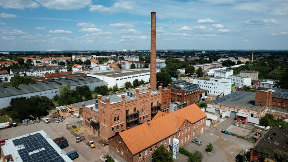Drohnenaufnahme Etagenwohnung Magdeburg / Neue Neustadt