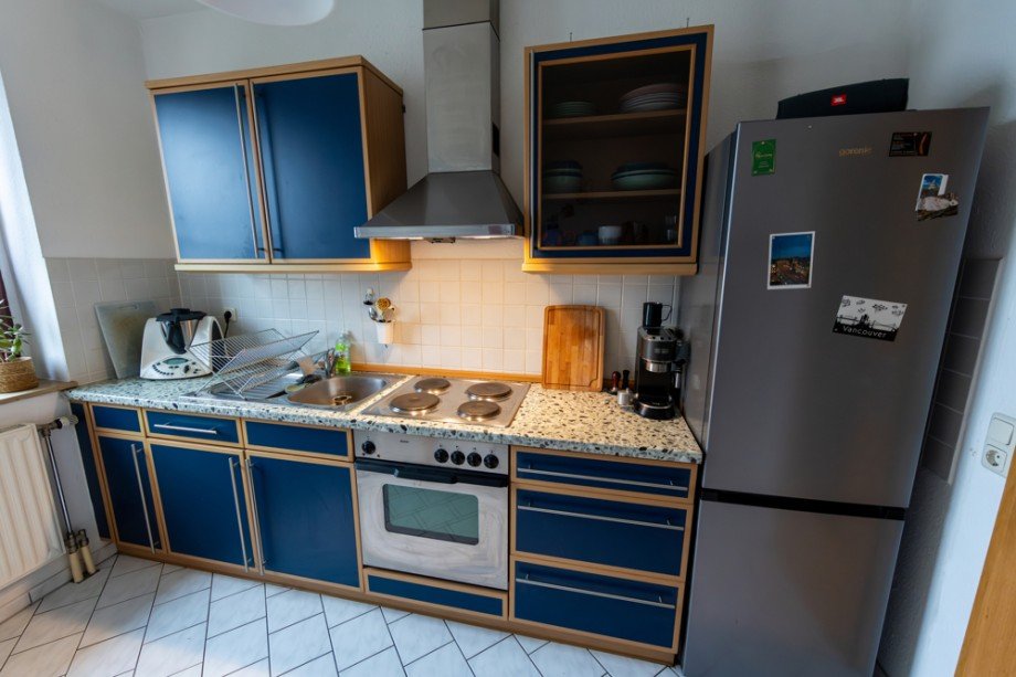 Einbauk�che Dachgeschosswohnung Magdeburg