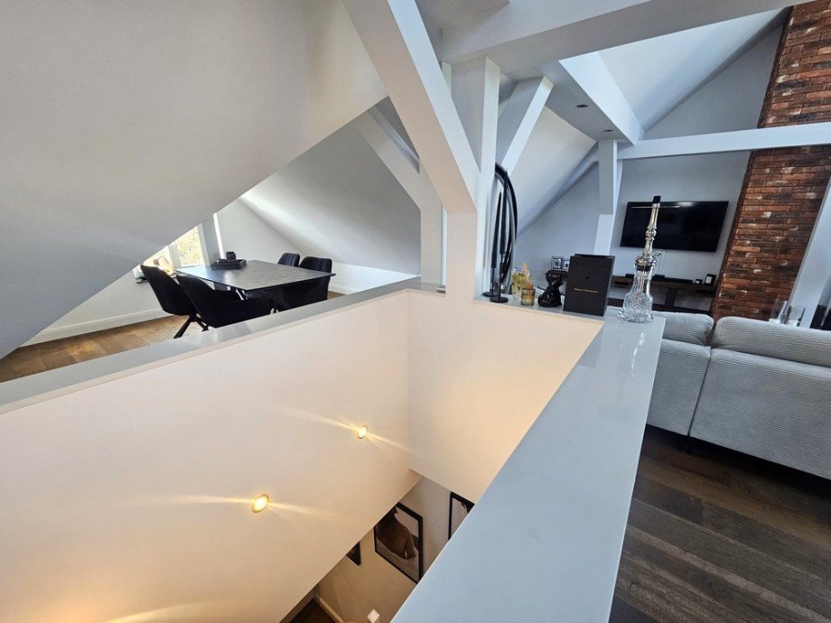 Blick in den Essbereich Maisonettewohnung Magdeburg / Altstadt