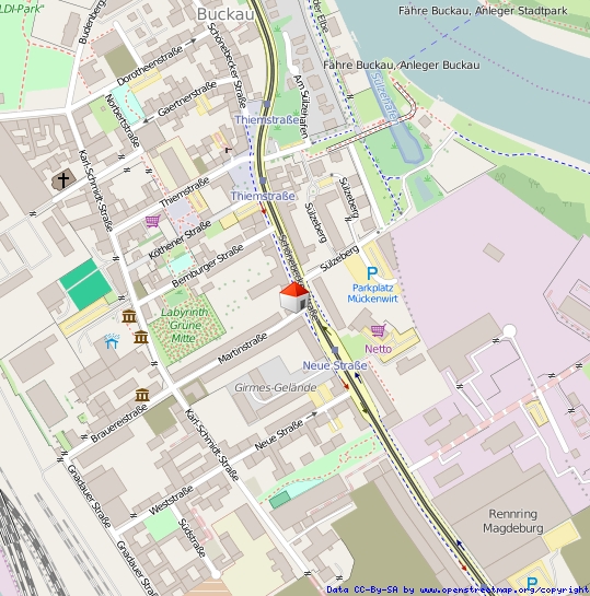Lageplan Etagenwohnung Magdeburg