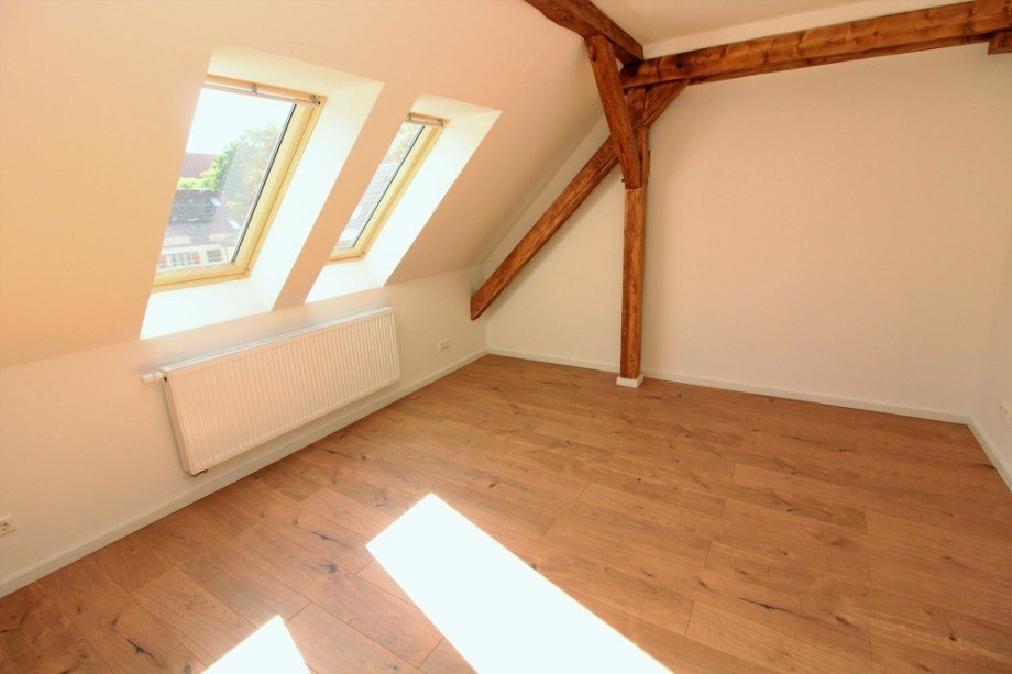 Schlafzimmer Dachgeschosswohnung Magdeburg