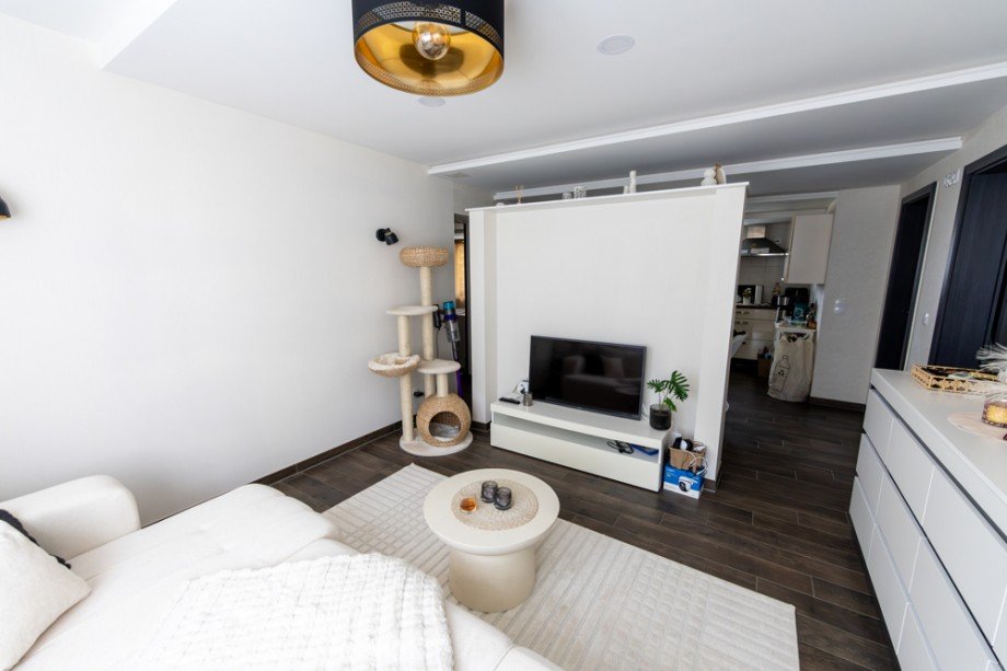 Bungalow Wohnzimmer Doppelhaush�lfte Magdeburg / Berliner Chaussee