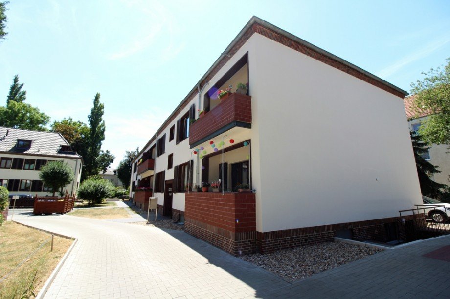 Seitenansicht rechts Dachgeschosswohnung Magdeburg