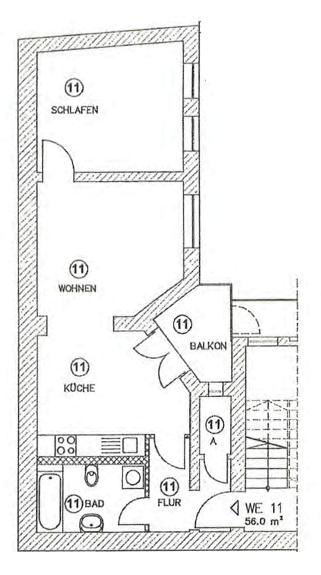 HH WE 11 Etagenwohnung Magdeburg