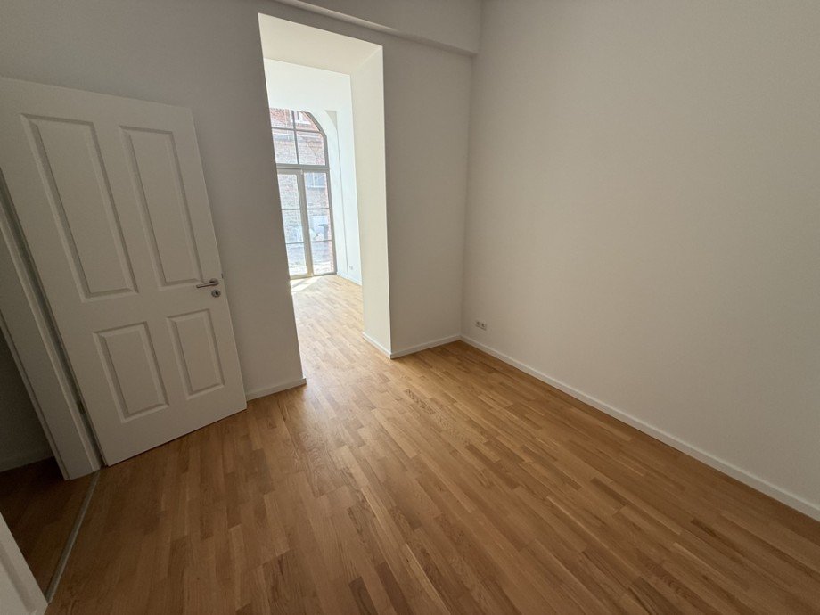 Zugng zum Wohnzimmer Terrassenwohnung Magdeburg / Neue Neustadt