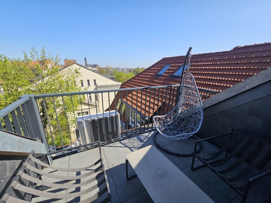 Dachterrasse Maisonettewohnung Magdeburg / Altstadt