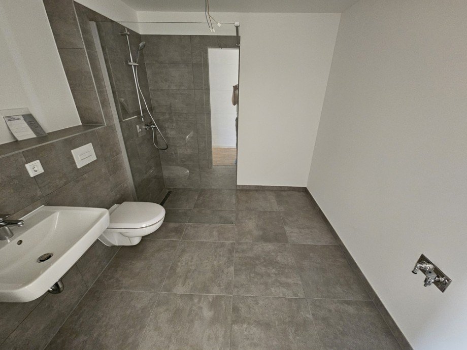 Bad inklusive Walk- In- Dusche Terrassenwohnung Biederitz / Heyrothsberge