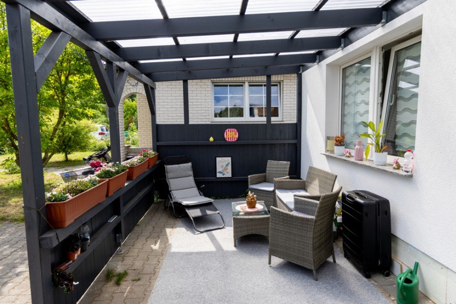 Bungalow Terrasse Doppelhaush�lfte Magdeburg / Berliner Chaussee