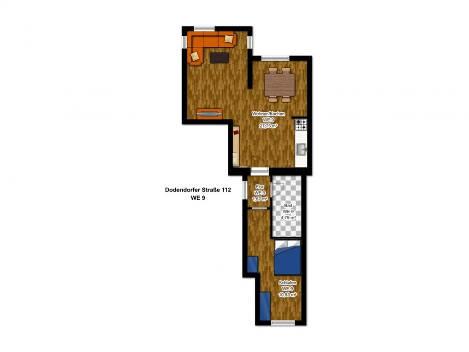 Grundriss Etagenwohnung Magdeburg