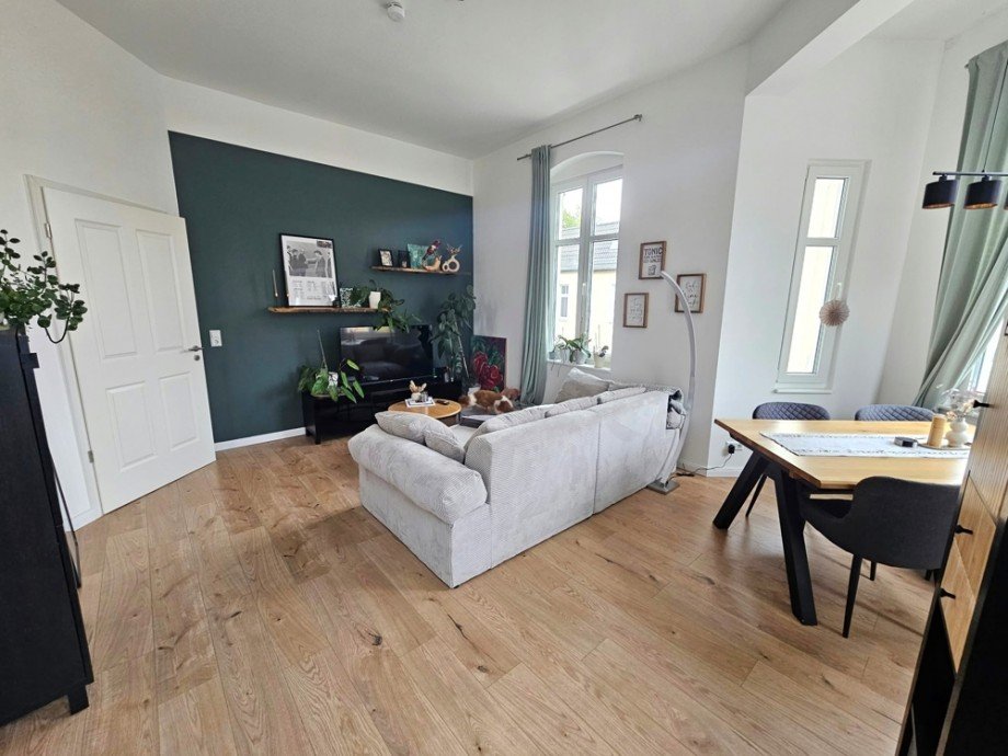 Wohn- und Essbereich Etagenwohnung Magdeburg / Alte Neustadt