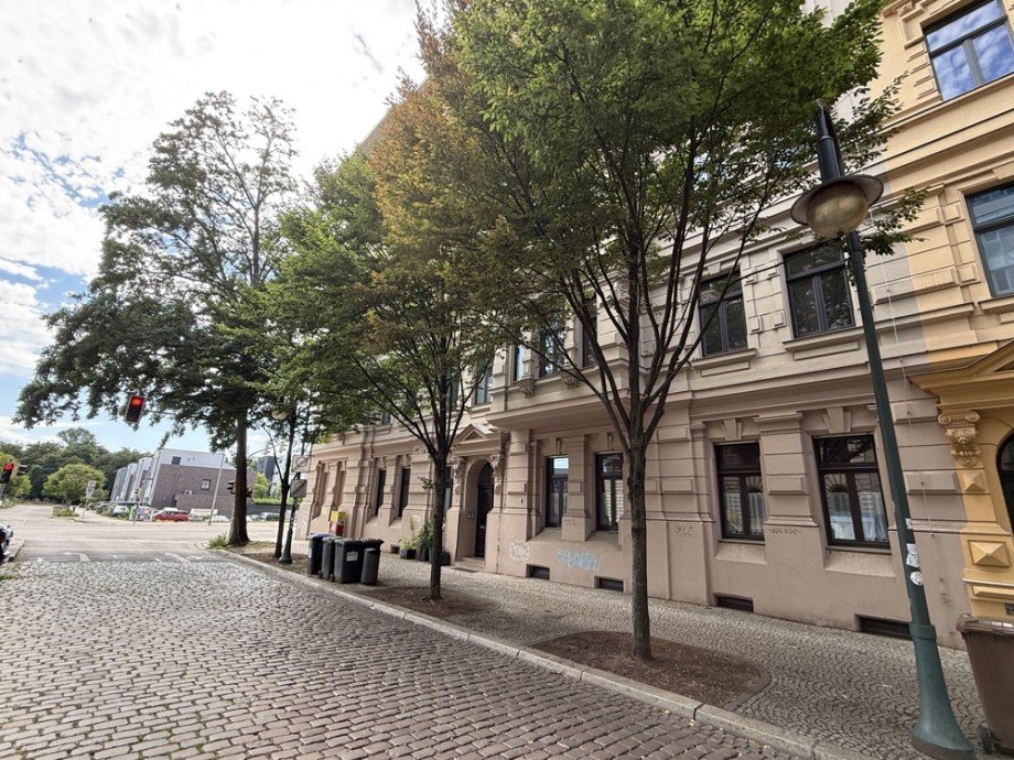 Strassenansicht Erdgeschosswohnung Magdeburg / Altstadt
