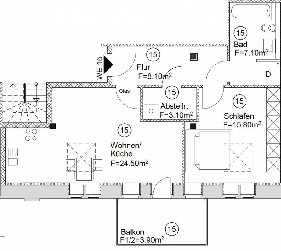 WE 15 Etagenwohnung Magdeburg / Alte Neustadt
