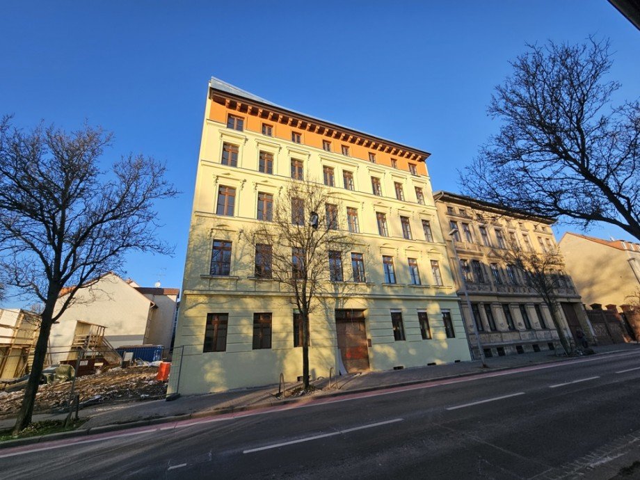 Hausansicht Etagenwohnung Magdeburg
