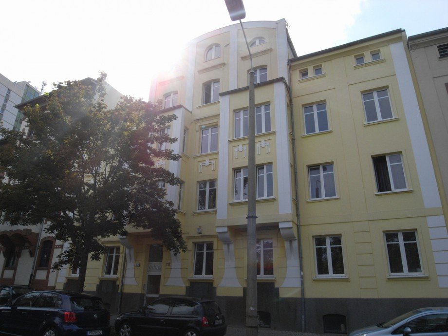 Au�enansicht Erdgeschosswohnung Magdeburg