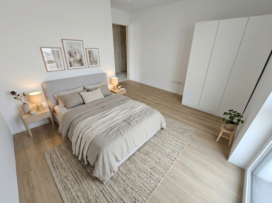 Visualisierung Schlafzimmer Etagenwohnung Magdeburg / Alte Neustadt