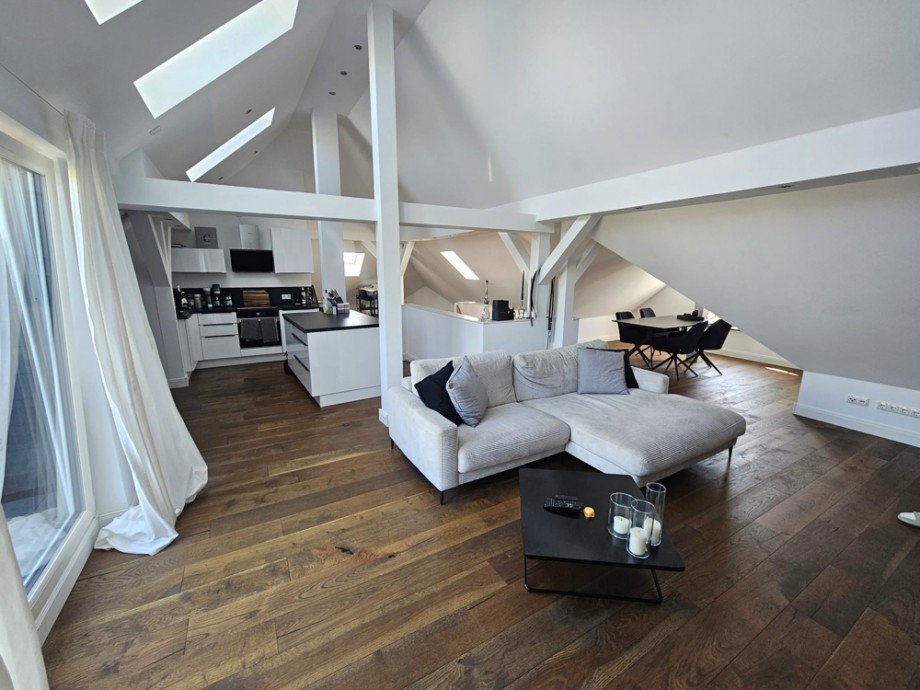 Wohn- K�chen- und Essbereich Maisonettewohnung Magdeburg / Altstadt