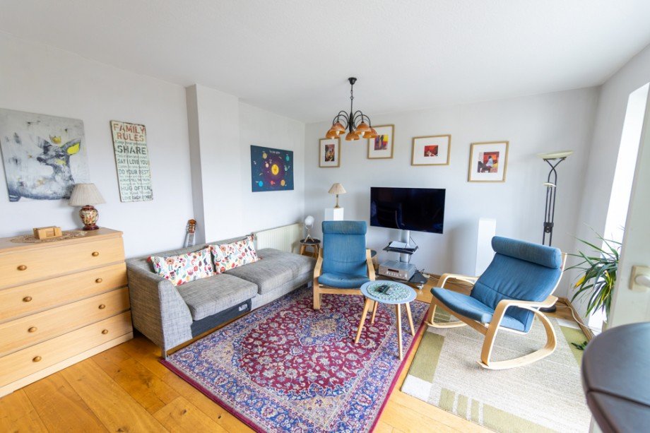Wohnzimmer Doppelhaush�lfte Magdeburg / Berliner Chaussee