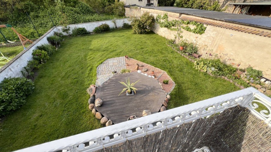 Aussicht Terrasse Einfamilienhaus Welsleben