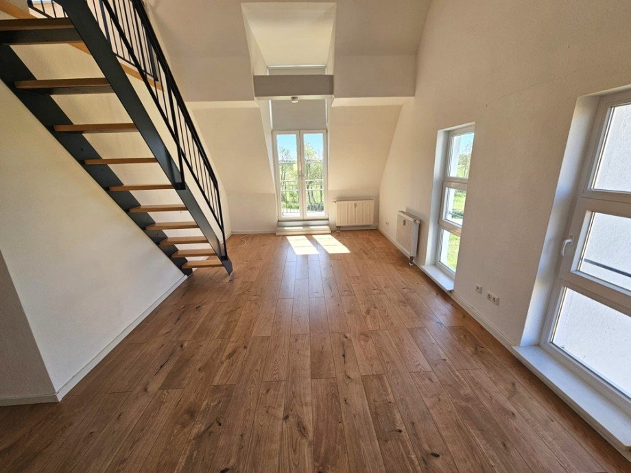 Wohnzimmer Maisonettewohnung Burg