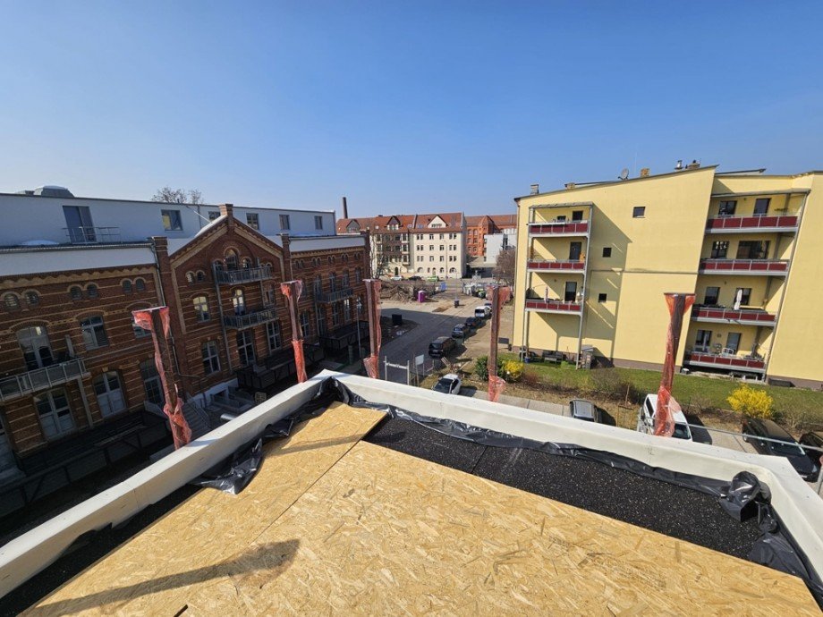 Zuk�nftige Terrasse Penthousewohnung Magdeburg / Alte Neustadt