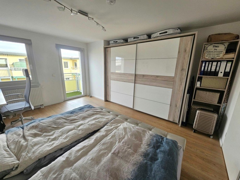 Schlafzimmer Dachgeschosswohnung Magdeburg