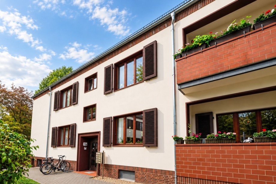 Blick auf Eingang 3b Dachgeschosswohnung Magdeburg