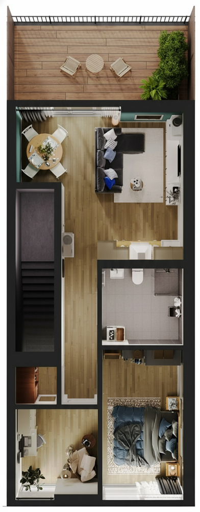 Grundriss Etagenwohnung Biederitz / Heyrothsberge