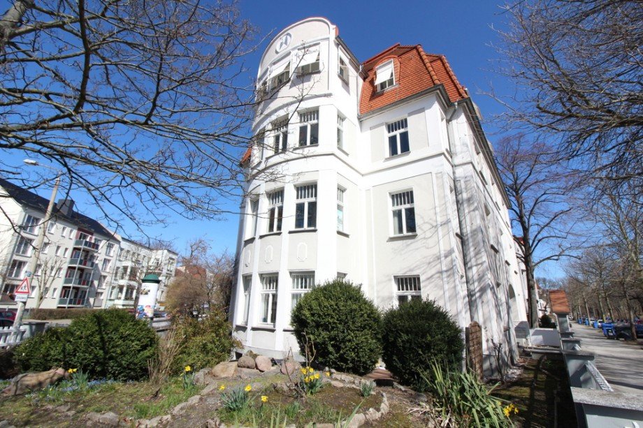 Au�enansicht Adelheidring Erdgeschosswohnung Magdeburg