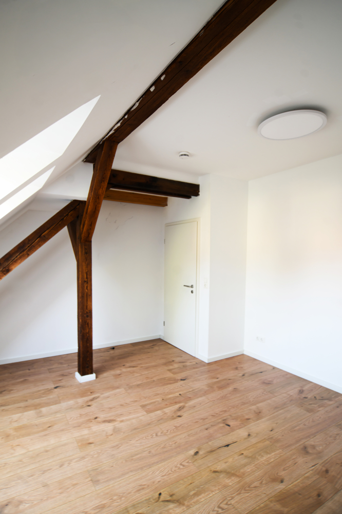 Schlafraum Dachgeschosswohnung Magdeburg