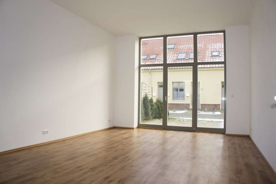 Wohnzimmer Terrassenwohnung Magdeburg