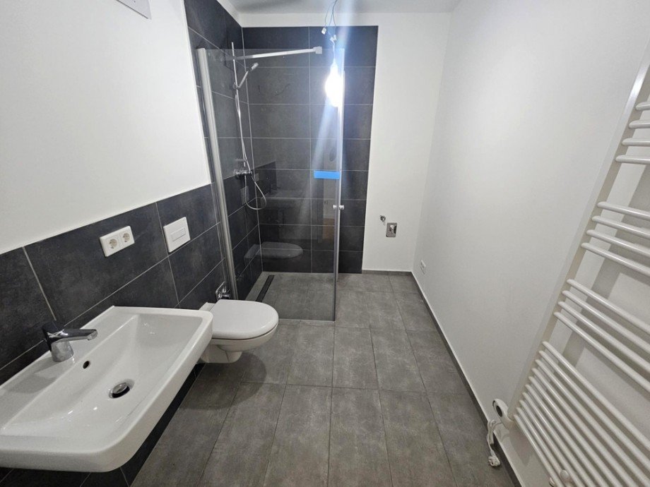 Badezimmer inklusive Walk- In- Dusche Etagenwohnung Biederitz / Heyrothsberge