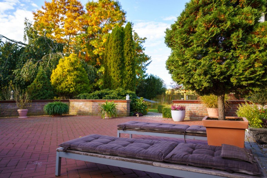 Terrassenbereich Einfamilienhaus Grabow